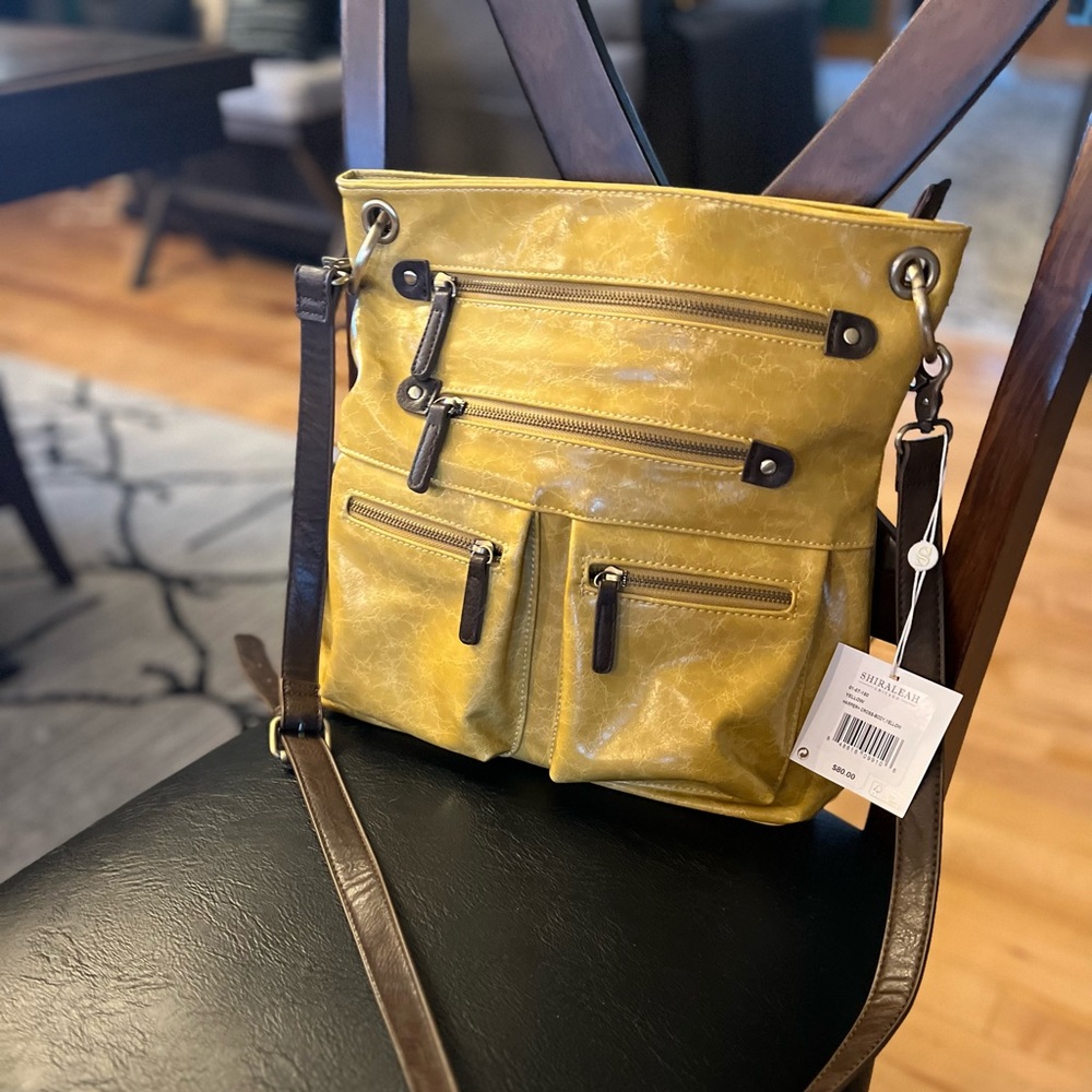 Shiraleah Harper Crossbody Purse Yellow